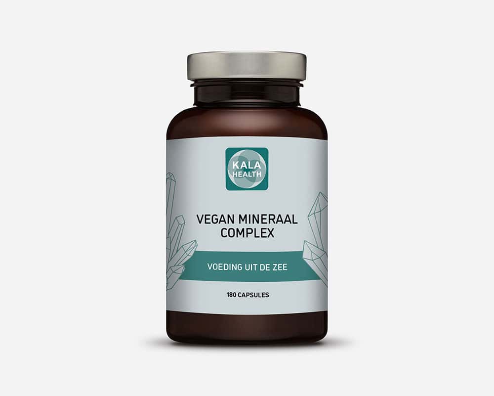 Vegan Mineralien Komplex 2 180 Vegan Mineralen Complex capsules, ontwikkeld door Kala Health