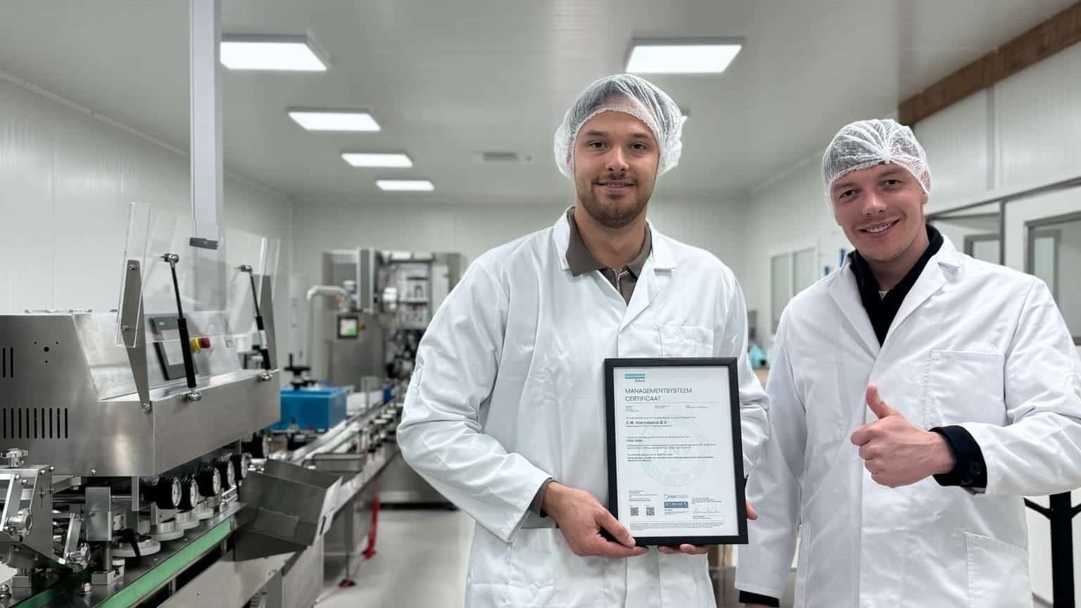 Eigen productie van voedingssupplementen in FSSC 22000-gecertificeerde fabriek van Kala Health in Nederland