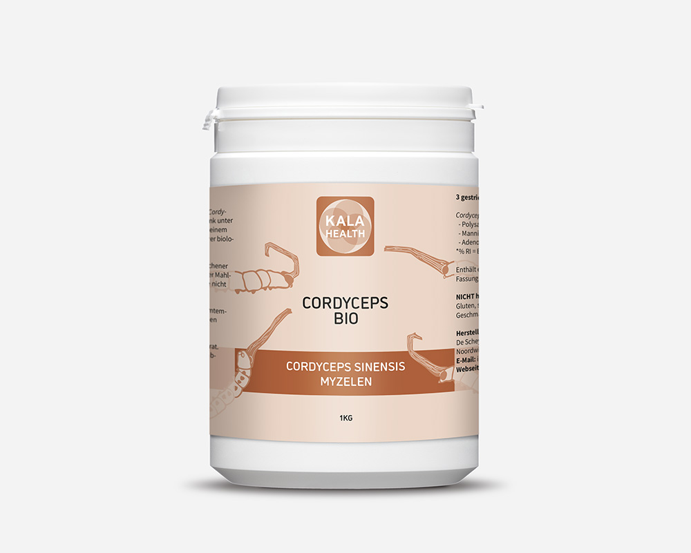 Cordyceps BIO Pulver 2 1.000 Gramm Cordyceps BIO-Pulver von Kala Health