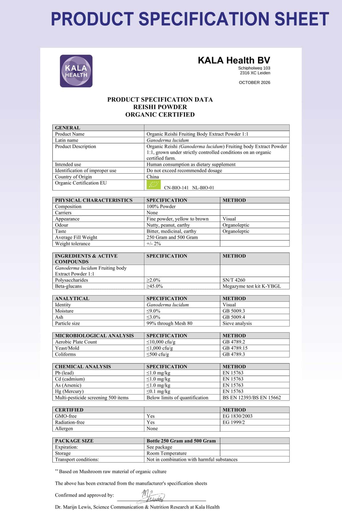 Reishi BIO Pulver 3 Reishi BIO Pulver – Bild 3