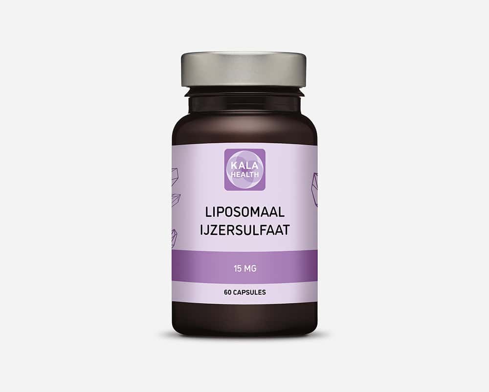 Liposomales Eisen 1 60 liposomale Eisensulfat-Kapseln, hergestellt von Kala Health